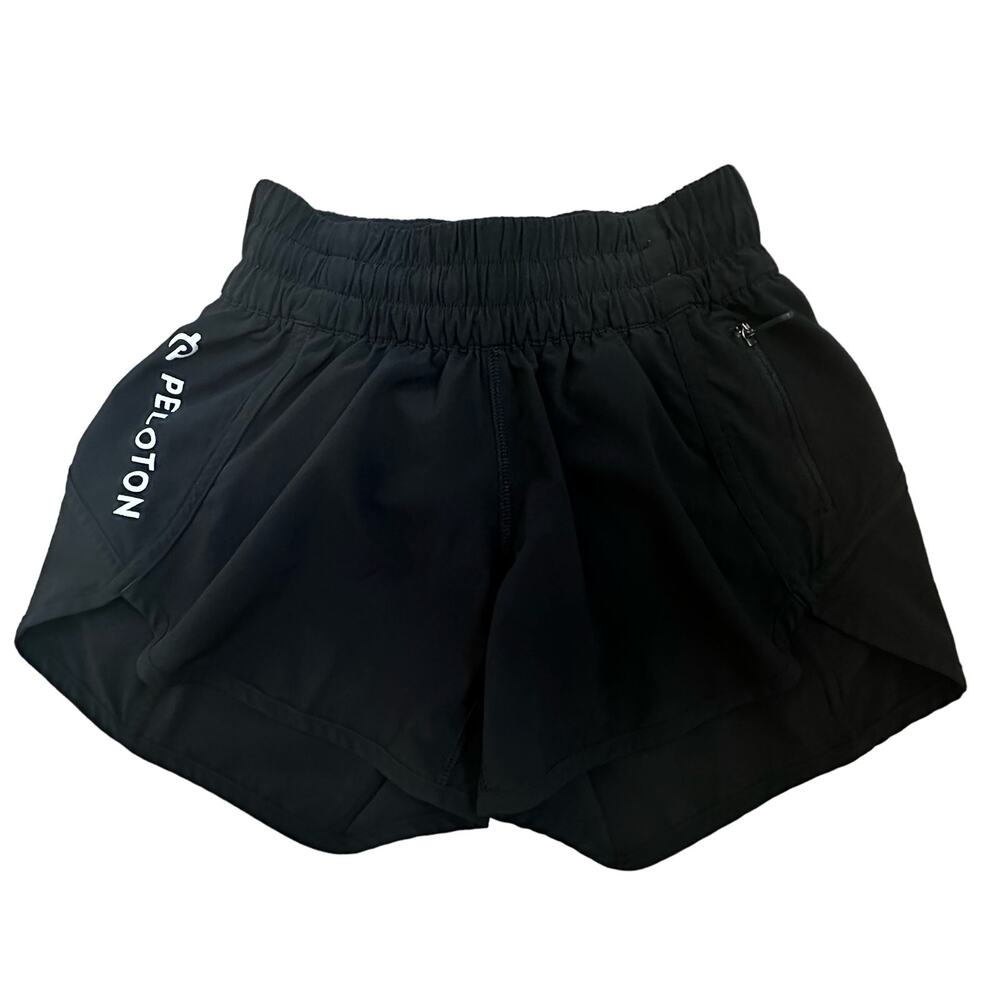 Lululemon|Peloton Sporty‎ Tracker 3.5" Shorts w/liner|Black|SZ 2